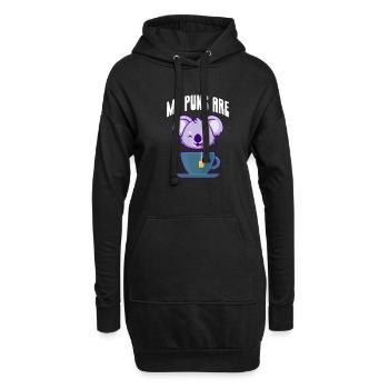Koala Koala Bear Australie Bear Gift - Sweat-shirt à capuche long Femme - noir - Devant