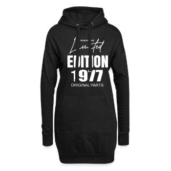 Édition limitée 1977 - Sweat-shirt à capuche long Femme - noir - Devant