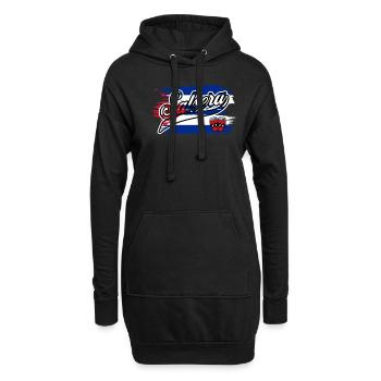 Kuba Salsa Dancer Salsera Kuba Flagge - Hoodie-Kleid - Schwarz - Vorne