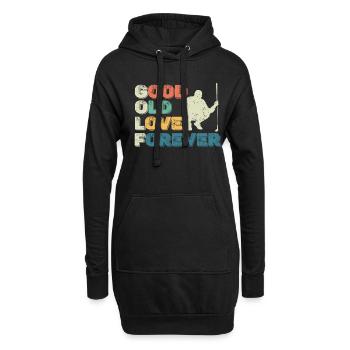 Gute Alte Liebe Für Immer Golfspieler Golf - Hoodie-Kleid - Schwarz - Vorne