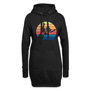Do Epic Stuff Surfer Surfing Shaka Windsurfer Surf - Hoodie-Kleid - Schwarz - Vorne