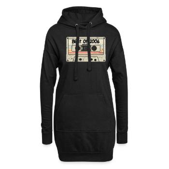 Best of 2006 Kasette Retro Tape - Hoodie-Kleid - Schwarz - Vorne