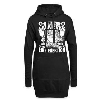 Autolackierer Mittelfinger Airbrush - Hoodie-Kleid - Schwarz - Vorne