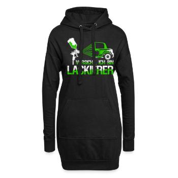 Autolackierer Lackierer Spruch Airbrush - Hoodie-Kleid - Schwarz - Vorne