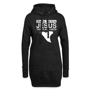 Un paléontologue conçoit un étudiant chasseur de fossiles - Sweat-shirt à capuche long Femme - noir - Devant