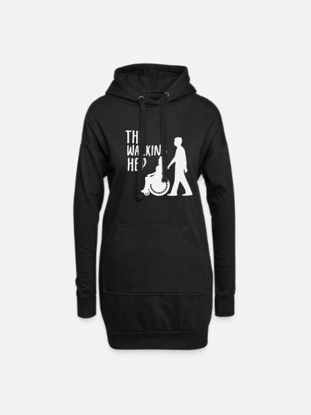 Hep Heilerziehungspfleger Soziale Berufe Motiv - Hoodie-Kleid - Schwarz