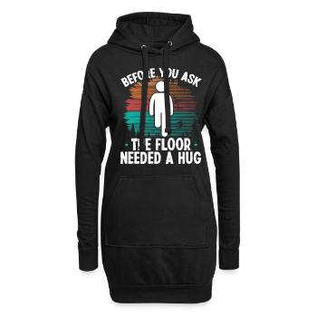 Funny Leg Amputee a hug Amputated Leg Survivor - Hoodie Dress - black - Front