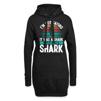 Funny Leg Amputee It was a Amputated Leg Survivor - Hoodie Dress - black - Front