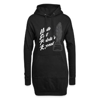 Auteur Auteur Drôle Auteur Cadeau - Sweat-shirt à capuche long Femme - noir - Devant