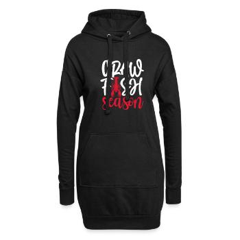 Languste - Hoodie-Kleid - Schwarz - Vorne