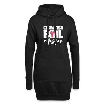 Languste - Hoodie-Kleid - Schwarz - Vorne
