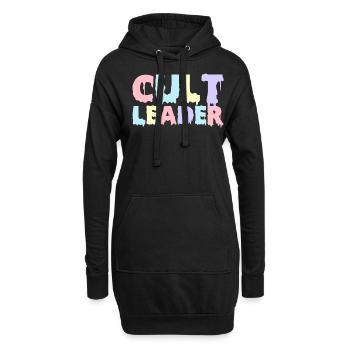 Chef de secte Pastel Goth Occultisme occulte - Sweat-shirt à capuche long Femme - noir - Devant