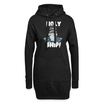 Kreuzfahrt I Kreuzfahrtschiff Urlaub Motiv für - Hoodie-Kleid - Schwarz - Vorne