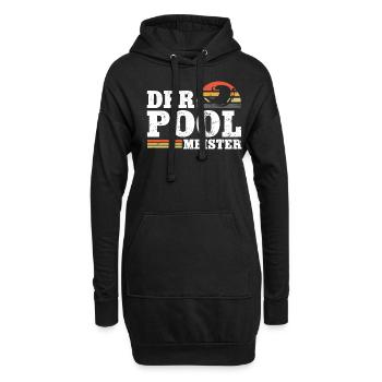 Rettungsschwimmer Bademeister - Hoodie-Kleid - Schwarz - Vorne