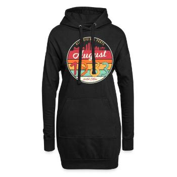 Geschenkidee Für August 1983 - Hoodie-Kleid - Schwarz - Vorne