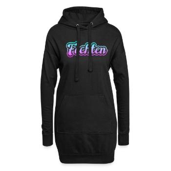 Escrime - Sweat-shirt à capuche long Femme - noir - Devant