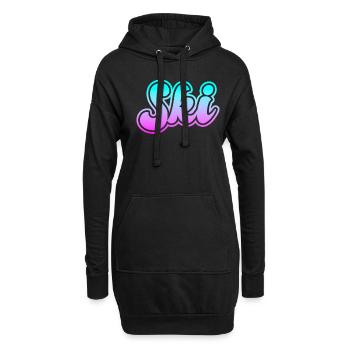 ski - Sweat-shirt à capuche long Femme - noir - Devant