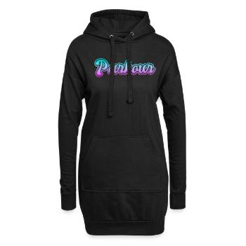 Parkour - Sweat-shirt à capuche long Femme - noir - Devant