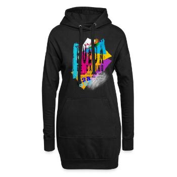 Rueda de Casino Salsa Salsa Dance - Sweat-shirt à capuche long Femme - noir - Devant
