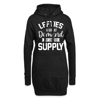 Lefty - Lefties In Great Demand But Limited Supply - Hoodie-Kleid - Schwarz - Vorne