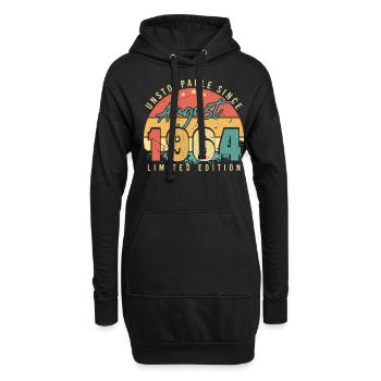 Nicht Zu Stoppen August 1964 - Hoodie-Kleid - Schwarz - Vorne