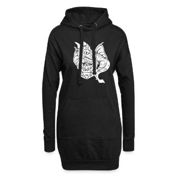 RPG Dragon Dice Gaming Jeu Joueur de rôle - Sweat-shirt à capuche long Femme - noir - Devant