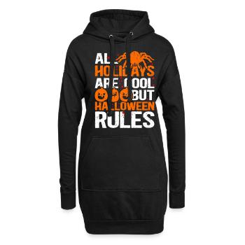 Halloween Party Kostüm Gruselig Spinne Geschenk - Hoodie-Kleid - Schwarz - Vorne
