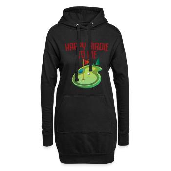 Happy Birdie To Me 2 - Hoodie-Kleid - Schwarz - Vorne