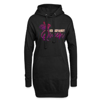 Mädchen Frauen Kreuzfahrt - Hoodie-Kleid - Schwarz - Vorne