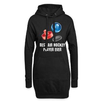 Meilleur joueur d’air hockey airhockey - Sweat-shirt à capuche long Femme - noir - Devant
