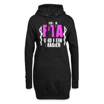 PTA Spruch Apothker Apotheke - Hoodie-Kleid - Schwarz - Vorne