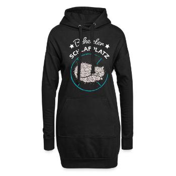 Katzenbesitzer Katzenfreund Kätzchen Katzenpapa - Hoodie-Kleid - Schwarz - Vorne