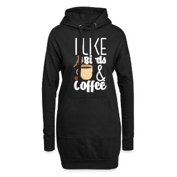 Vogel Liebhaber Vögel Vogelbeobachter Geschenk - Hoodie-Kleid - Schwarz - Vorne