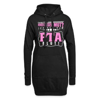 PTA Witz Apothker Apotheke - Hoodie-Kleid - Schwarz - Vorne