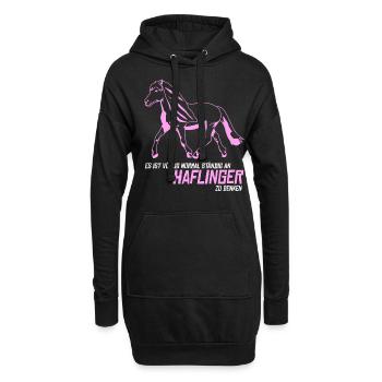 Haflinger Haflingers - Hoodie-Kleid - Schwarz - Vorne