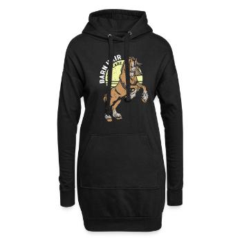 Conception Clydesdale pour clydesdale Riders - Sweat-shirt à capuche long Femme - noir - Devant