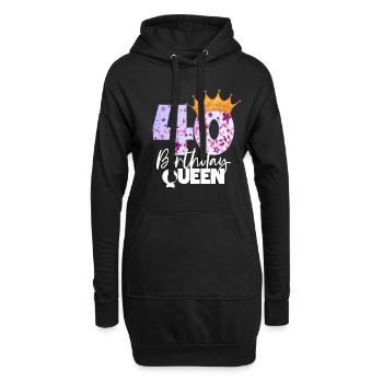 Il y a 40 ans, j’étais le 40 le plus rapide. - Sweat-shirt à capuche long Femme - noir - Devant