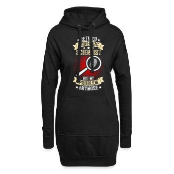 Pensionierter Forensischer Ermittler - Hoodie-Kleid - Schwarz - Vorne