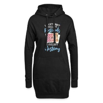 Deltiology I Collect History Deltiologist - Hoodie Dress - black - Front