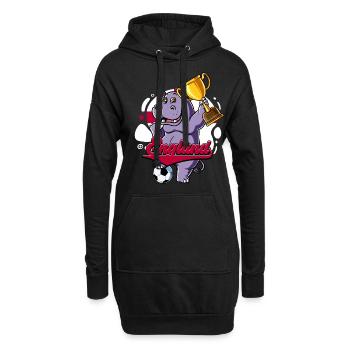 England Fußball - Hoodie-Kleid - Schwarz - Vorne