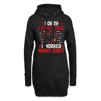 Emergency Room Nurse Appreciation Night ER Nurse - Hoodie-Kleid - Schwarz - Vorne