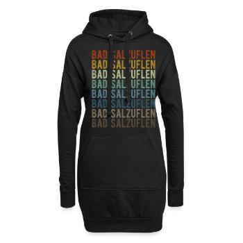 Bad Salzuflen Stadt Retro Vintage - Hoodie-Kleid - Schwarz - Vorne