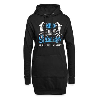 Physiothérapie Préparez-vous à la - Sweat-shirt à capuche long Femme - noir - Devant