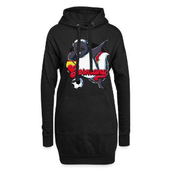 Germany Football - Hoodie Dress - black - Front