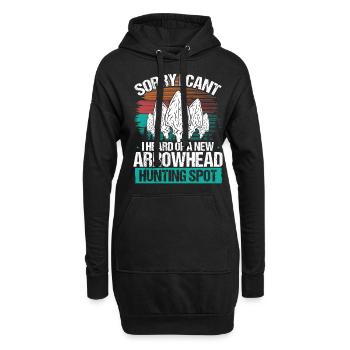 Arrowhead Hunting Sorry I cant Funny ArtifactArrow - Sweat-shirt à capuche long Femme - noir - Devant