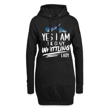 Whittler | Woddcarving - Hoodie-Kleid - Schwarz - Vorne