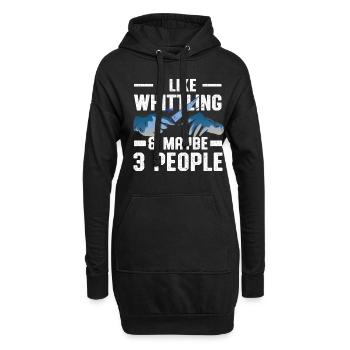 | Whittler Woddcarving - Sweat-shirt à capuche long Femme - noir - Devant