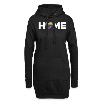 Venezuela Heimat Venezuela Flagge - Hoodie-Kleid - Schwarz - Vorne