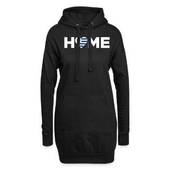Uruguay Heimat Uruguay Flagge Uruguay Liebe - Hoodie-Kleid - Schwarz - Vorne