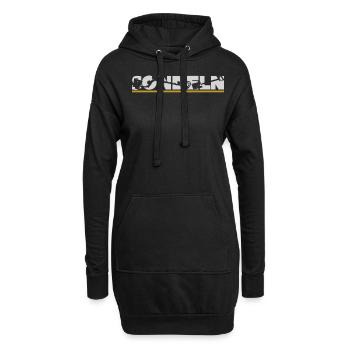 Sondeln Witz Metalldetektor Sondler - Hoodie-Kleid - Schwarz - Vorne